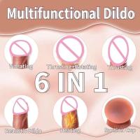 Vibrador Estimulador Realista Gran Pinza G Spot Clitorial Anal Suministros para Adultos - details 0