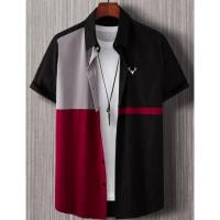 Nuevas camisas para hombre, ropa con estampado de cuadros 3D, pantalones cortos informales de verano, camisetas de estilo callejero para uso diario, camisa holgada de gran tamaño - details 1
