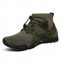 Calcetines Personalizados de Malla Tejida con Mosca Zapatos Deportivos para Hombres de Tamaño Grande Color Sólido Para Actividades al Aire Libre y Montañismo - details 1
