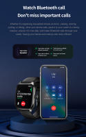 Reloj inteligente LX306, dispositivo con control del ritmo cardíaco y del oxígeno en sangre, Bluetooth, llamadas, pronóstico del tiempo, múltiples modos deportivos - details 4