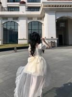 2025 Nueva princesa de media mariposa con palabras de amor, vestido de cola fina y brillante de jacquard, vestido de cumpleaños - details 12