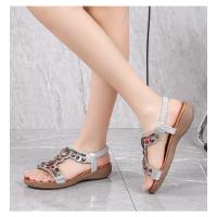 Sandalias de Mujer 2025 |   Estilo Boho Étnico con Cuentas y Cristales - Sandalias Deportivas de Tira Elástica Ajustable |   Zapatos Verano Mujer para Diario y Vacaciones - details 7
