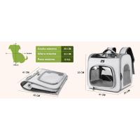 ALLSOPETS Mochila para perros con ventana de malla transpirable con apertura frontal portátil para gatos que viaja con mascotas verde - details 14
