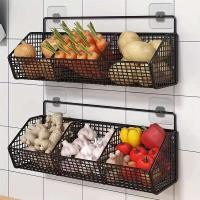 Cesta de iluminación de cocina montada en la pared, adecuada para iluminar especias, cebollas y verduras de larga duración - details 0