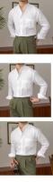 Camisa de Lino para Hombre Verano 2025 Cuello Henley Elegante Manga Larga Transpirable - details 4