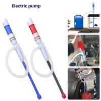 Bomba de transferencia de líquido bomba de mano con batería herramientas de transferencia de líquido agua Gas combustible de gasolina manguera de sifón portátil para coche al aire libre - details 4