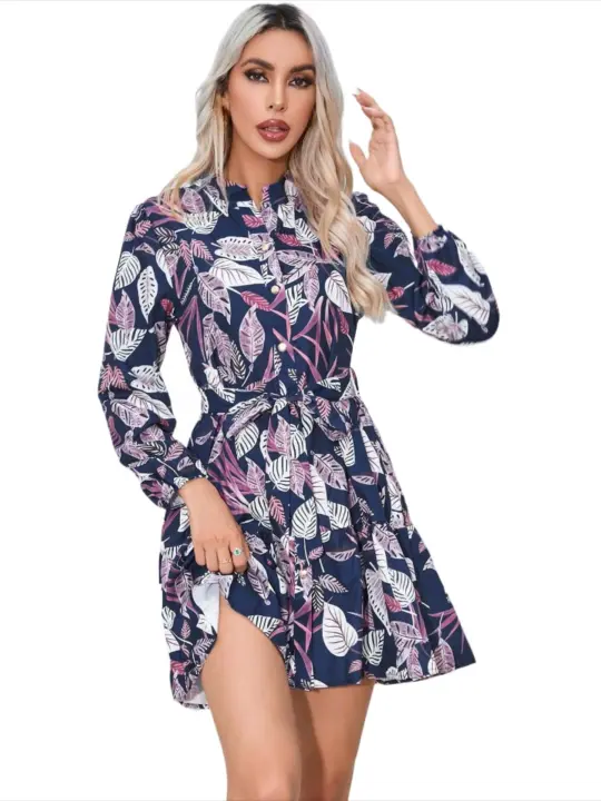 Elegante Vestido Mini para Mujer de Línea A Nueva Moda de Primavera Otoño 2025 - 1