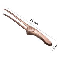 Pinzas de Barbacoa de Acero Inoxidable Herramienta de Cocina Antiadherente para Parrillar Steak - details 5