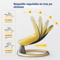 Hamaca para Bebé Silla Eléctrica Columpio Equilibrio Automático 5 Velocidades - details 1