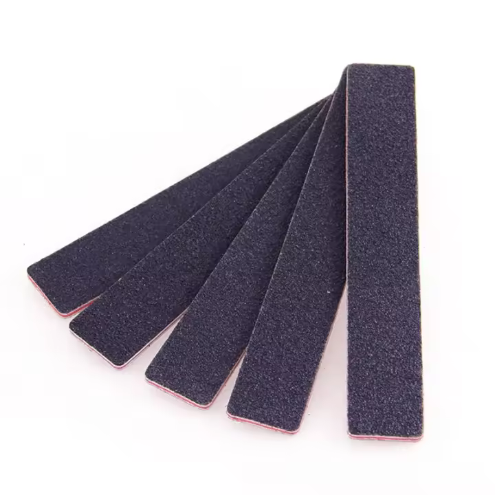 Lima de Uñas Profesional 5Pcs Herramientas de Manicura y Pedicura Fuerte y Gruesa Papada 100/180 para Buffer y Lijado - 1