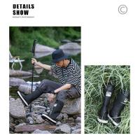 Botas de Lluvia de Moda para Adultos Impermeables de Goma para Trabajo al Aire Libre y Pesca - details 18