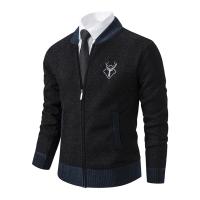 Suéter de punto Retro para hombre, cárdigan informal a la moda con botones, chaqueta de lana, sudadera con capucha de otoño e invierno - details 2
