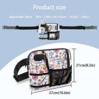Bolsa de Cintura para Enfermeras de Múltiples Bolsillos Bolsa de Enfermería Portátil Ajustable con Almacenamiento de Tijeras de Medicina Estilo Casual de Bolsa de Cintura - details 3