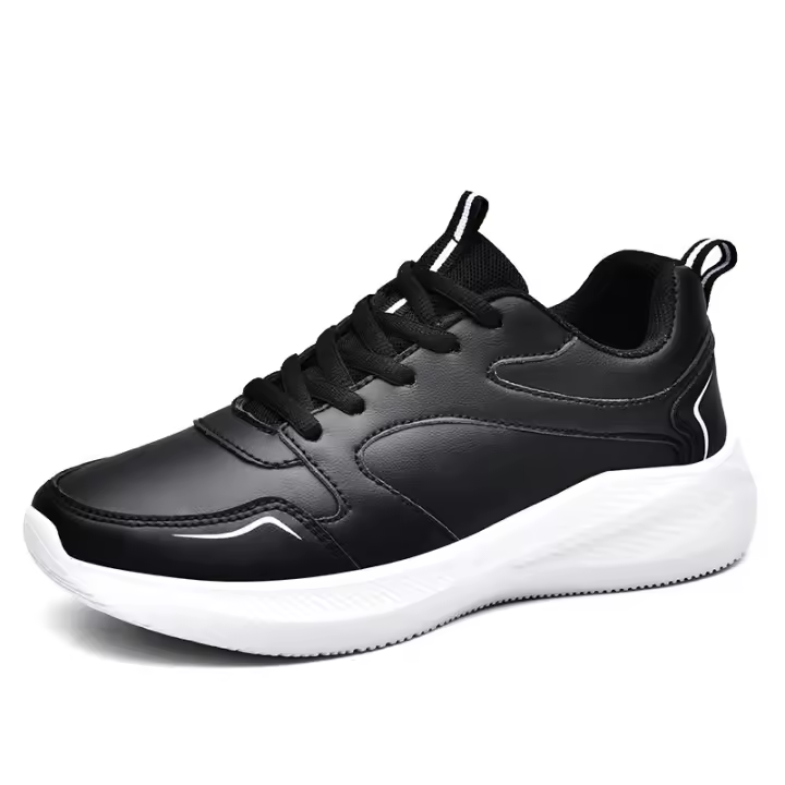 Zapatos deportivos informales de suela blanda de cuero, impermeables, otoño y primavera, ropa de mujer - 1