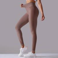 Pantalones Deportivos Sin Costuras para Mujeres Cintura Alta Yoga, Levantamiento de Glúteos, Carreras Ropa de Gimnasio - details 28