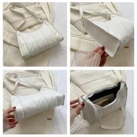 Bolso de hombro a la moda para mujer, bolso de cuero PU para axila, bolsos de Color sólido, bolsos de ocio para ir al trabajo, bolsos con asa pequeña, bolso de mano con cremallera a la moda - details 6