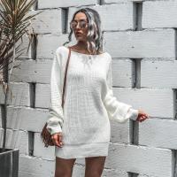 Vestido de ganchillo para mujer, corte holgado, un hombro, moda Otoño-Invierno 2025 - details 1