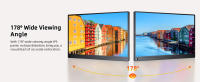 UPERFECT Monitor portátil de 15,6 pulgadas, 1080P 72% NTSC 100% sRGB USB C HDMI Monitor de viaje para computadora portátil, segundo monitor externo de computadora - details 14