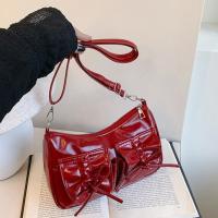 Bolso cruzado con lazo de estilo coreano, bolso de hombro plisado Y2k de Color sólido, bolso de compras con correa de cordón, bolso de Dumpling de Pu, Dairy - details 6