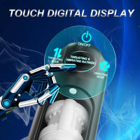 Masturbador masculino de empuje automático Frotar masturbación Chupar máquina de mamada Juguetes sexuales para adultos para hombres Masturbadores masculinos Vibrando 4 en 1 Chupar automático Mastubador masculino Empeine Vibración Copa de masturbación Masa - details 4
