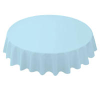 Mantel redondo de 84 pulgadas, mantel Simple desechable de PE, impermeable, grueso, cubierta de mesa de tela - details 8