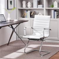 Juego de 2 sillas de oficina, silla blanca, silla de recepción, silla para conferencias, sala de estar, silla de trabajo, 2 unidades - details 1