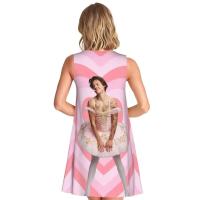 Vestido veraniego suelto personalizado H-Fine e Album S-Styles con estampado de bolsillo, vestido sin mangas para mujer para vacaciones en la playa - details 17