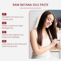 El aceite de ricino nutre e hidrata el cabello, dejándolo suave y brillante, mejorando la sequedad y el encrespamiento. Mascarilla para el cuidado del cabello - details 4