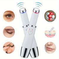 Pluma de masaje con calor, masajeador facial recargable, masajeador de ojos, masajeador de labios, masajeador de ojos, masajeador de cara caliente y fría - details 5