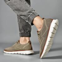 Zapatos ligeros para caminar para hombre, Zapatillas de malla transpirables, informales, para exteriores - details 15