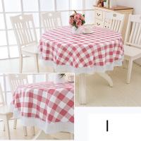 Mesa de comedor redonda de plástico PVC estilo flor, tela impermeable limpiable, decoración del hogar, mantel, cubierta de mesa, mantel de cocina - details 6