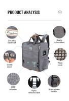 Truelove-Transportín de viaje para mascotas, nailon, poliéster, transpirable, calidad al aire libre, jaula para perros, Transportadores para gatos, productos de viaje TLX2171 - details 8