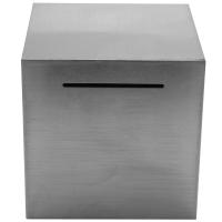 Hucha segura hecha de acero inoxidable, caja de seguridad, Banco de ahorro de dinero para niños, solo puede ahorrar la hucha que no se puede quitar - details 0