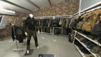 Hanye verde negro camuflaje piel de tiburón pantalones de concha suave Montañismo al aire libre - details 14