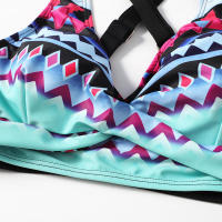 Bikini de cintura alta para mujer, con traje de baño Sexy Push-Up, conjunto de Bikini, ropa de baño para playa XXL 2023 - details 13