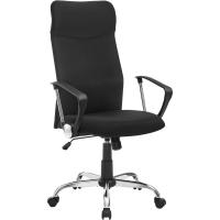 Silla ergonómica para Sala de Reuniones, Asiento Giratorio, Asiento Acolchado, Regulable en Altura e inclinable, Capacidad de Carga 120 kg, Negro - details 0