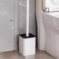 Escobilla de Baño de Metal de Lujo Soporte Montado en la Pared, Sin Ángulo Muero, Herramientas de Limpieza del Hogar, Accesorios de Baño - details 5