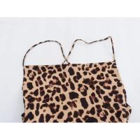 Vestido de satén con estampado animal francés para mujer, moda de verano, nuevo - details 3