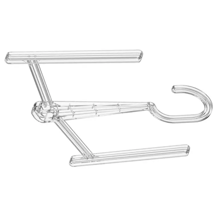 Zapatero de plástico para ahorro de espacio, colgador de zapatos, estante de secado, adecuado para varios tipos de zapatos - 1