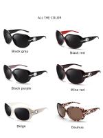 Gafas de sol polarizadas para mujer UV400, gafas con montura de mariposa de diamante Retro, ropa de moda, gafas de protección solar, gafas de sol de viaje para mujer - details 8