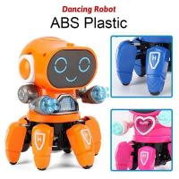 Niños Danza Robot Música LED 6 Garras Pulpo Robot Regalo de Cumpleaños Niños Educación Infantil Niños Niñas Regalos Creativos - details 4