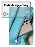 Mochila de nailon, mochila de gran capacidad de color caramelo, mochila minimalista para estudiantes, bolsa para ordenador portátil de viaje de negocios - details 5
