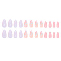Uñas artificiales de estilo dulce extraíbles con pegamento, Gel de gelatina, regalo maravilloso para su esposa y novia - details 0