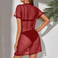 Camisón Sexy para mujer, lencería transparente, ropa de dormir transparente, camisa Sexy, pijama para mujer, conjunto de lencería transparente sólido, lencería - details 9