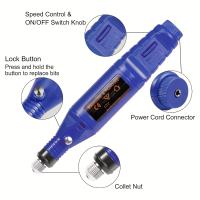 83 piezas Azul Herramienta de Grabado y Pulido de Máquina de Talla, Herramienta de Grabado, Bolígrafo de Molienda para Joyería DIY, Vidrio, Madera y Pulido de Plástico, Versión USB. - details 6