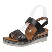 mujeres tacones cuña sandalias zapatos de verano - details 6