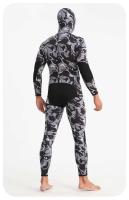 Traje de neopreno de 3MM para buceo, conjunto de 2 piezas de camuflaje para hombre, pesca submarina, mantiene el calor, surfistas, traje de buceo de cloropreno - details 8