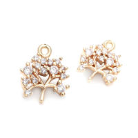 Colgantes de Árbol de Brasso Dorado de 18K Joyería Hazte de Diamantes Falsos y Circonio - details 31