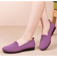 Casual Shoes Women's Summer Mesh Breathable Flat Shoes Ladies Comfort Light Sneaker Socks Women Slip on Loafers Zapatillas Muje - details 4