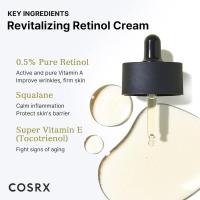 COSRX Retinol 0.5 Oil, suero antienvejecimiento con tratamiento facial con retinoide al 0,5%, reduce las arrugas, líneas finas, signos de envejecimiento, suave - details 3
